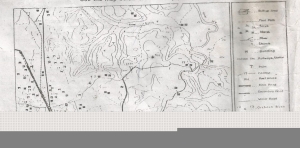 The drainage pattern of the Gindi river basin is